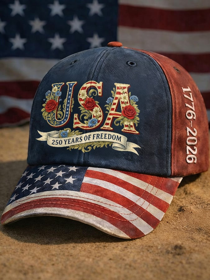 250 Years Of Freedom Baseball Cap Independence Day Hat Best Gift For Him