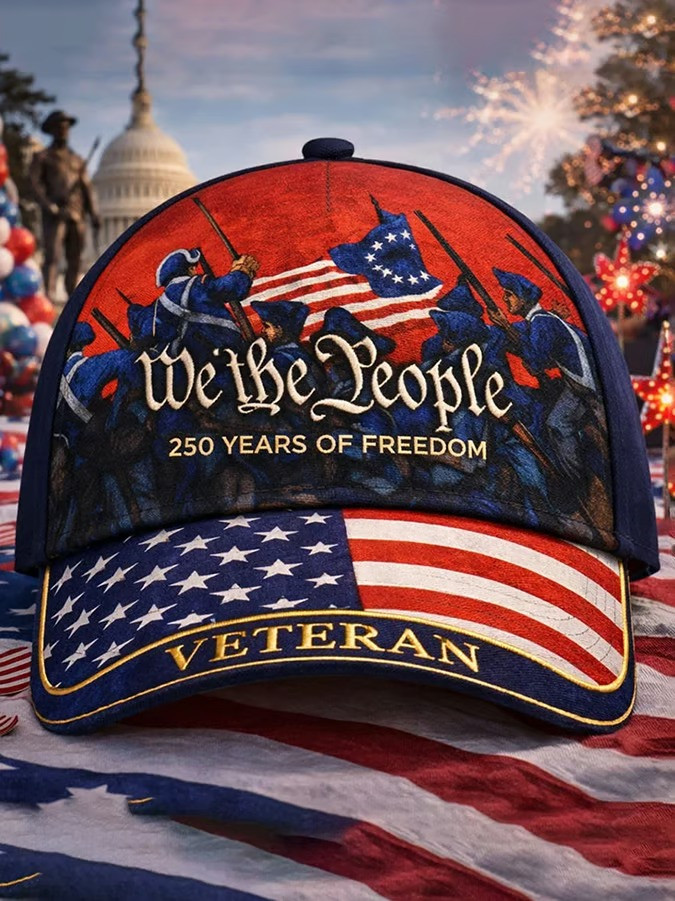 250 Years Of Freedom Veteran Baseball Hat We The People Hat Patriotic Gift