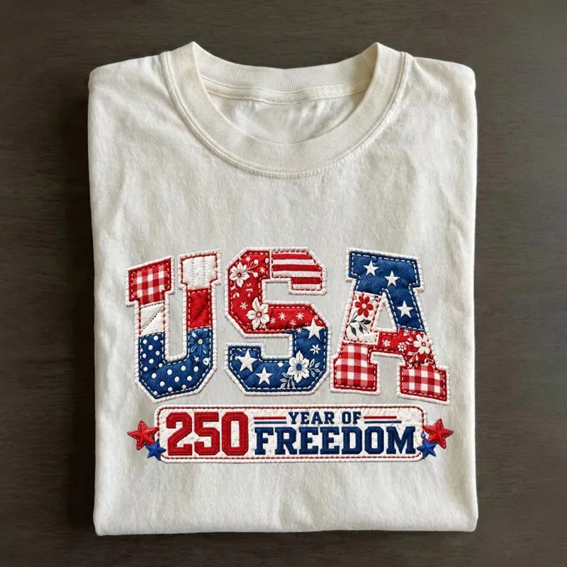 250 Years Of Independence USA T-Shirt Freedom Anniversary Patriotic Gift For Americans