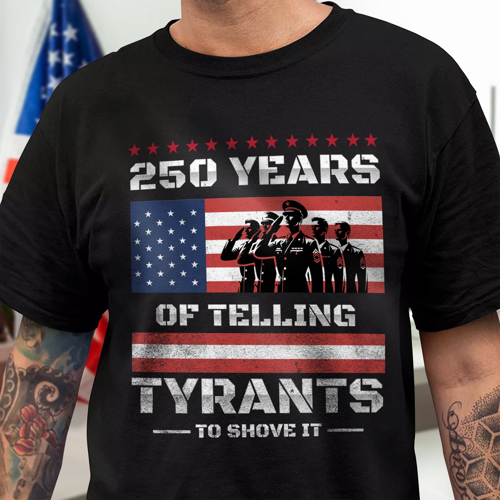 250 Years Usa 250th Anniversary America Celebration Dark Shirt America 250 Merchandise Unique Patriotic Gifts