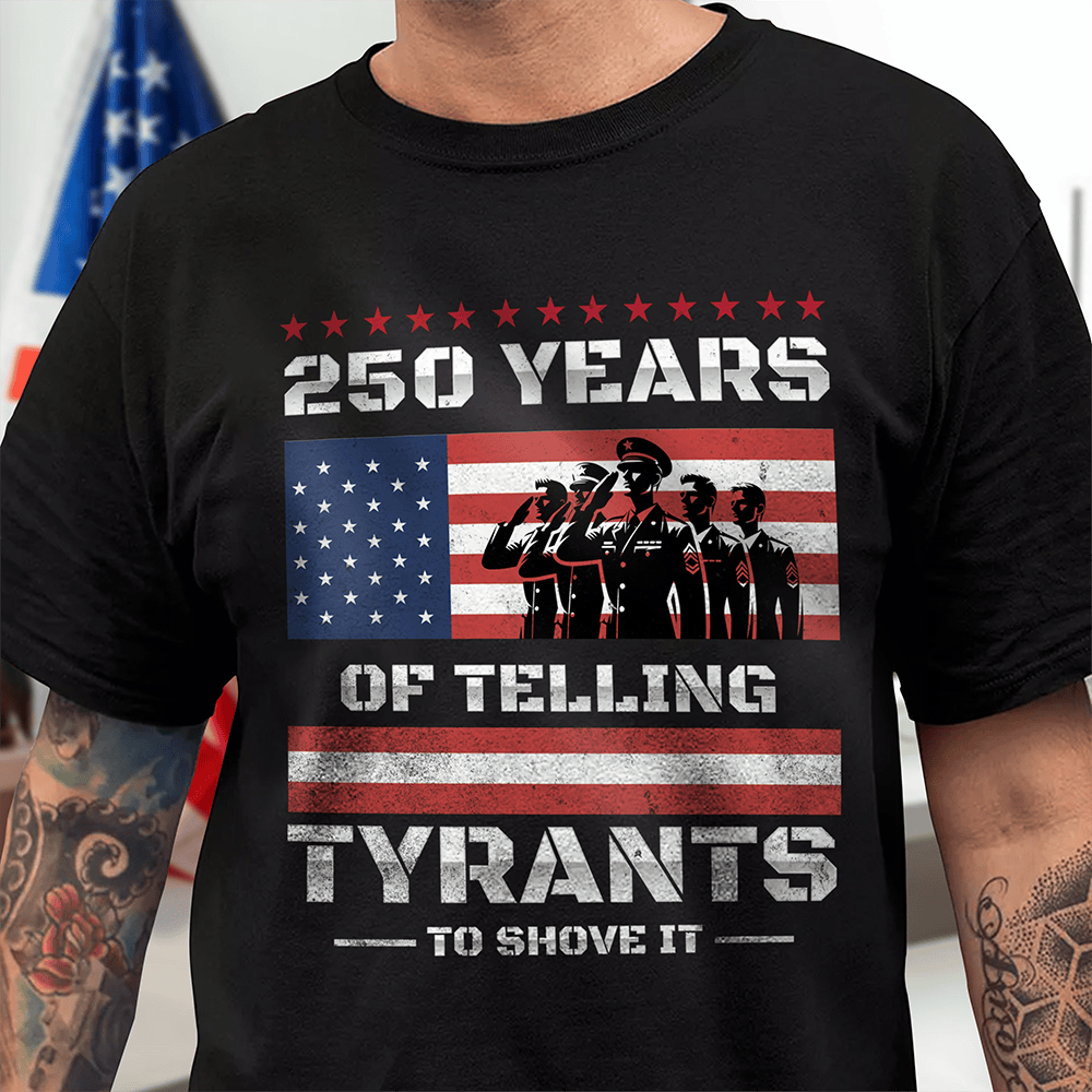 250 Years USA 250th Anniversary America Celebration T-Shirt July 4Th Clothes Gift For Him