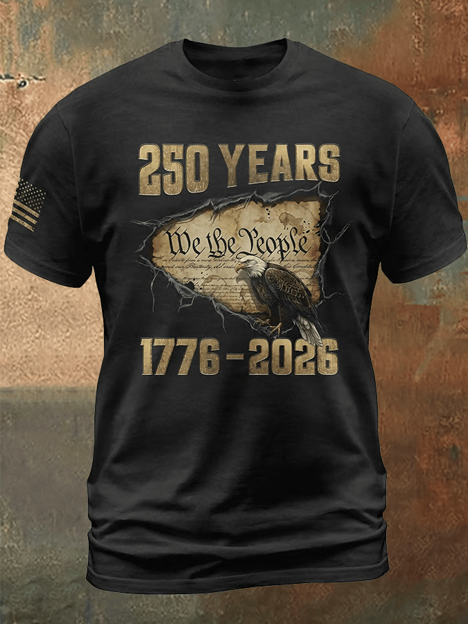 250 Years We The People 1776 2026 T-Shirt Patriotic Tee Shirts Patriotic Gifts For Him