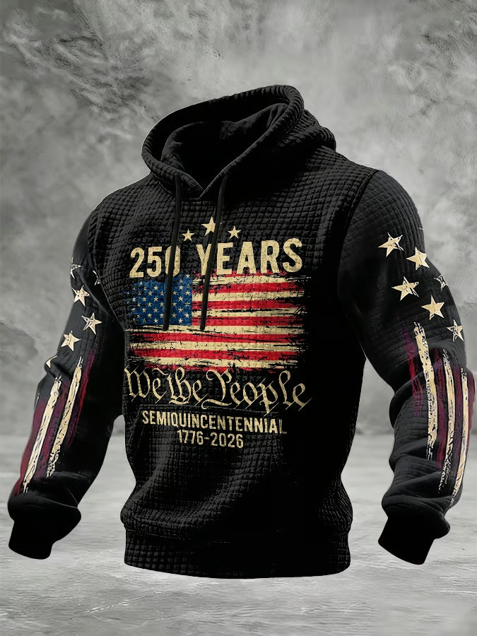 250 Years We The People Semiquincentennial Hoodie American Eagle 1776 2026 Independence Gift For Dad