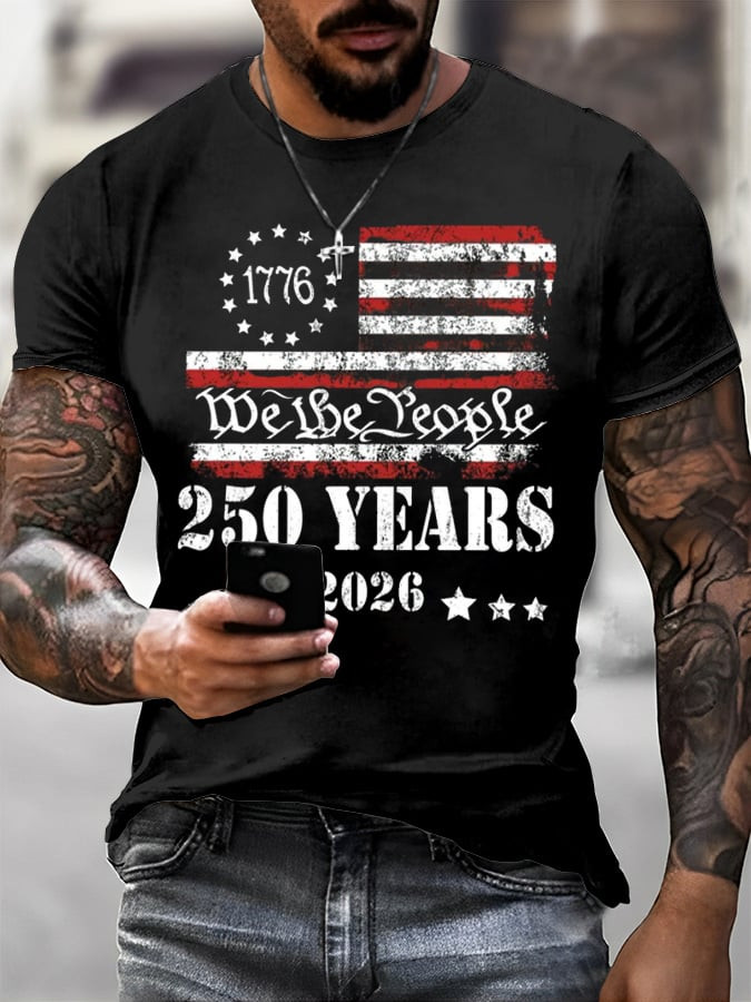 250th America Anniversary T-Shirt We The People 1776 2026 Merch Gifts For A Patriotic Person 250th America Anniversary T-Shirt We The People 1776 2026 Merch Gifts For A Patriotic Person