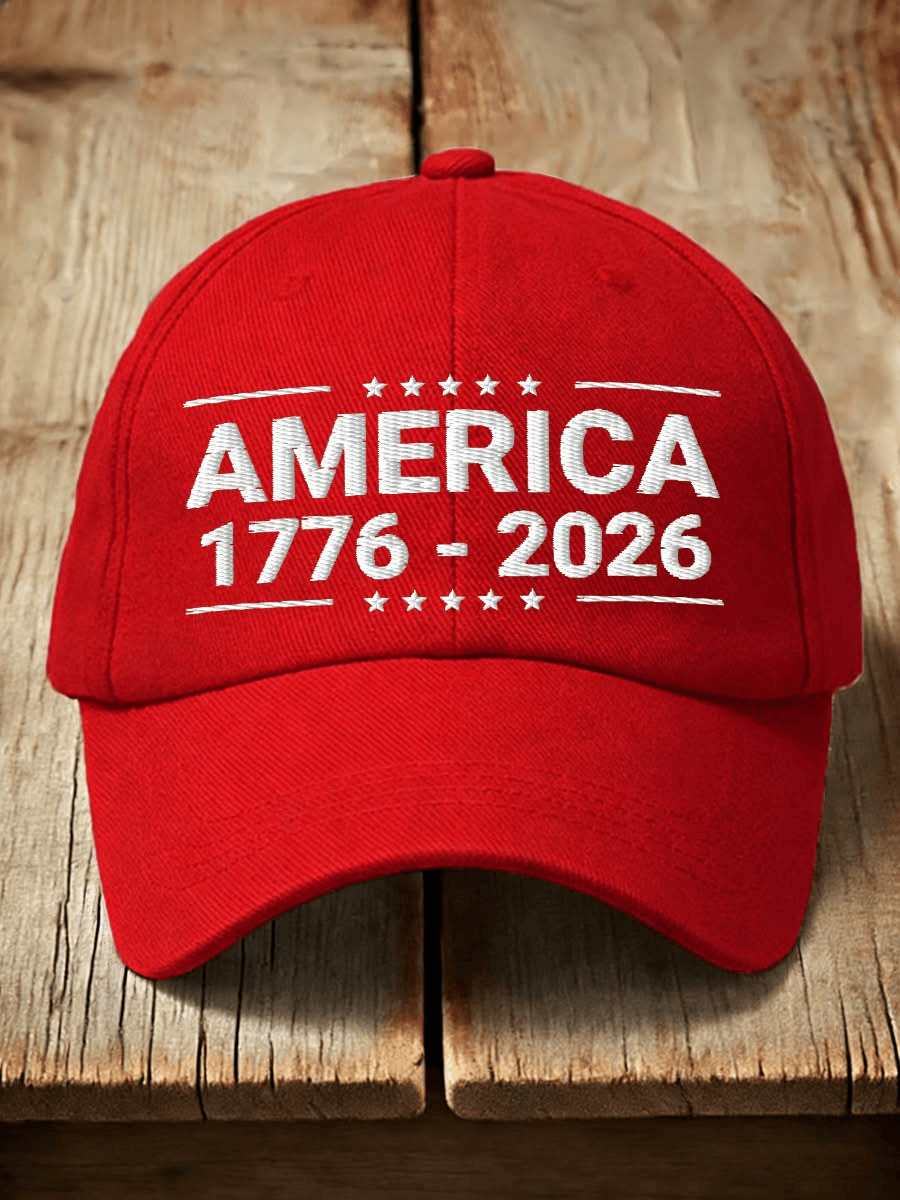 250th Anniversary 1776 2026 America Hat Embroidered Patriotic Cap Gifts For Dad