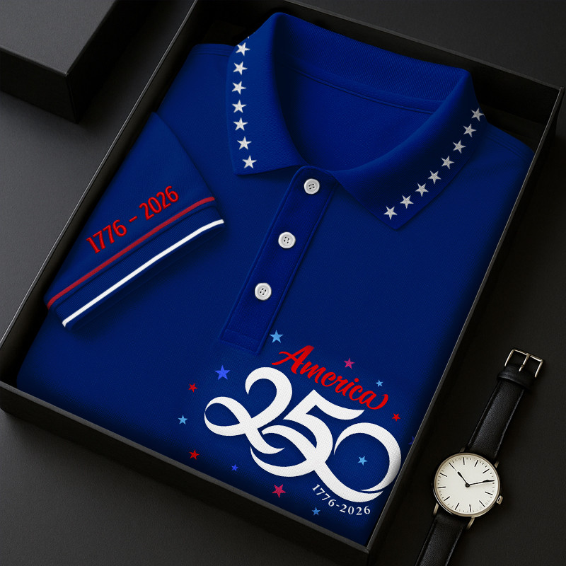 250th Anniversary 1776 2026 Polo Shirt Best 4Th Of July Apparel Commemorative Gift Ideas