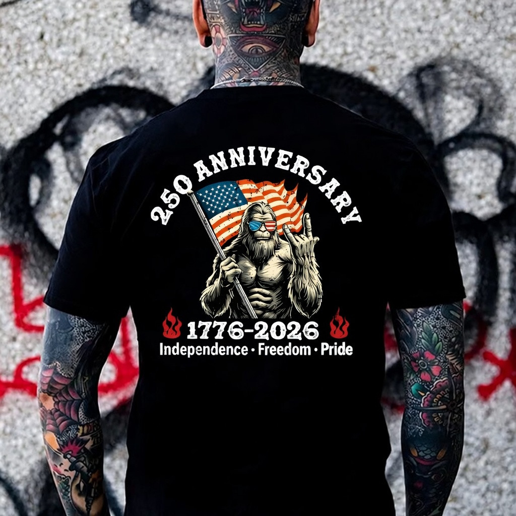 250th Anniversary 1776 2026 T-Shirt Independence Freedom Pride Clothing Gift For Him