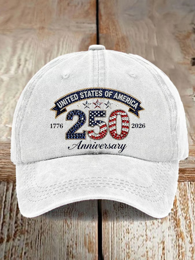 250th Anniversary Baseball Cap United States Of America 1776 2026 Hat Patriotic Gift
