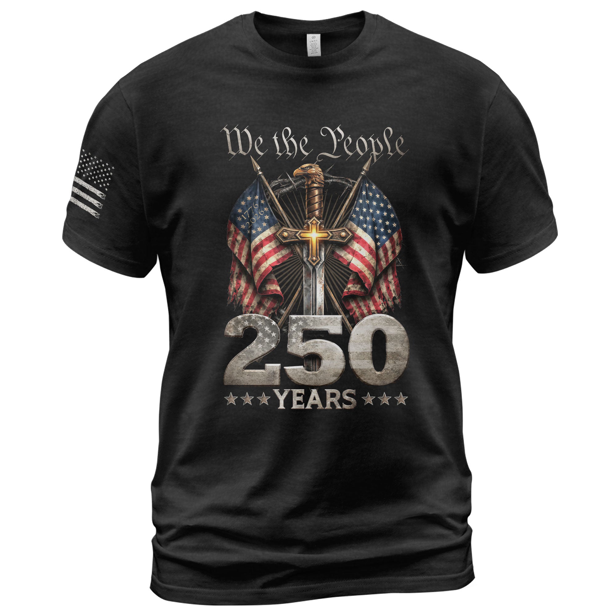 250th Anniversary Christian USA Shirt 1776 2026 Faith Freedom Heritage Patriotic Gift