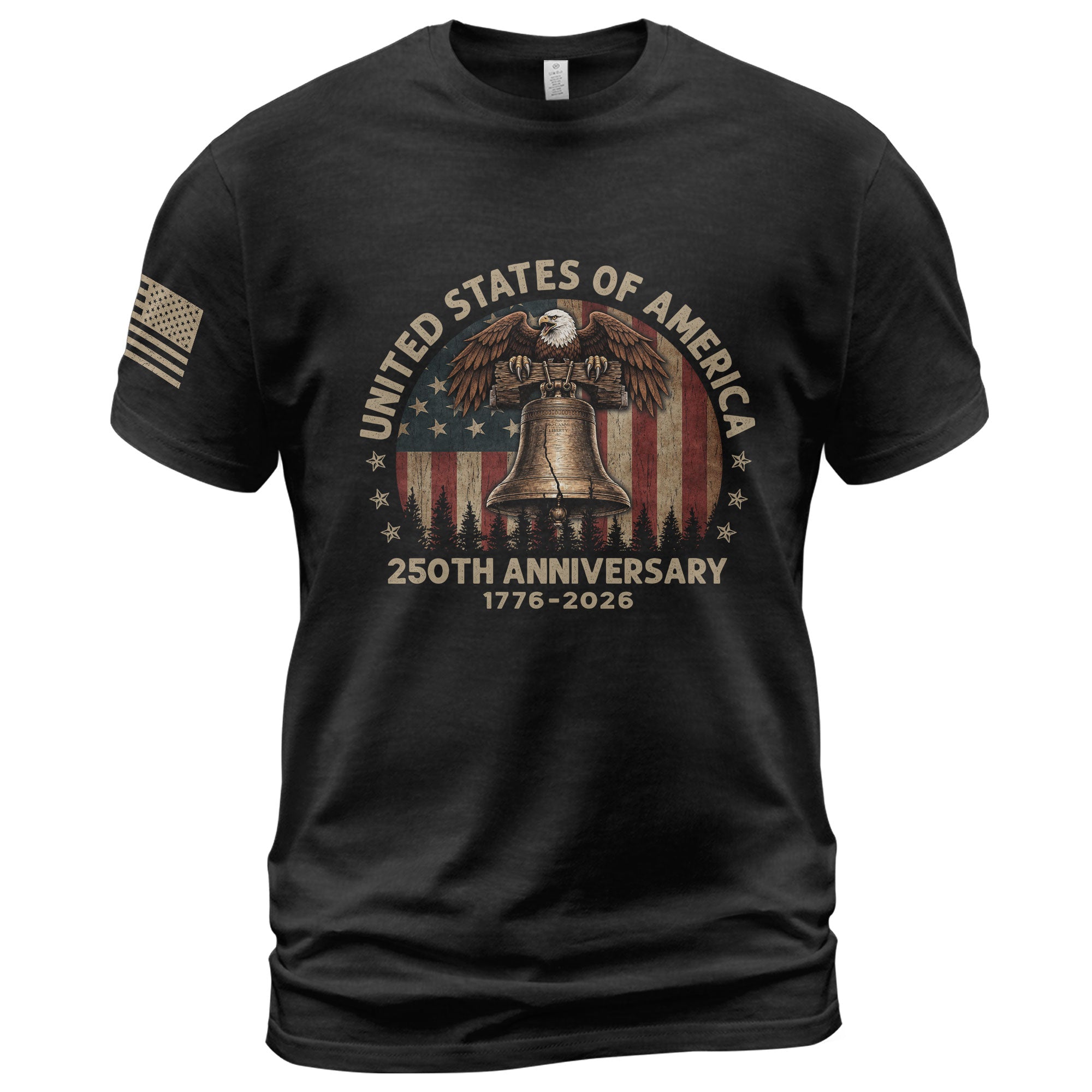 250th Anniversary Eagle Liberty Bell Shirt 1776 2026 USA Patriotic Best Gift