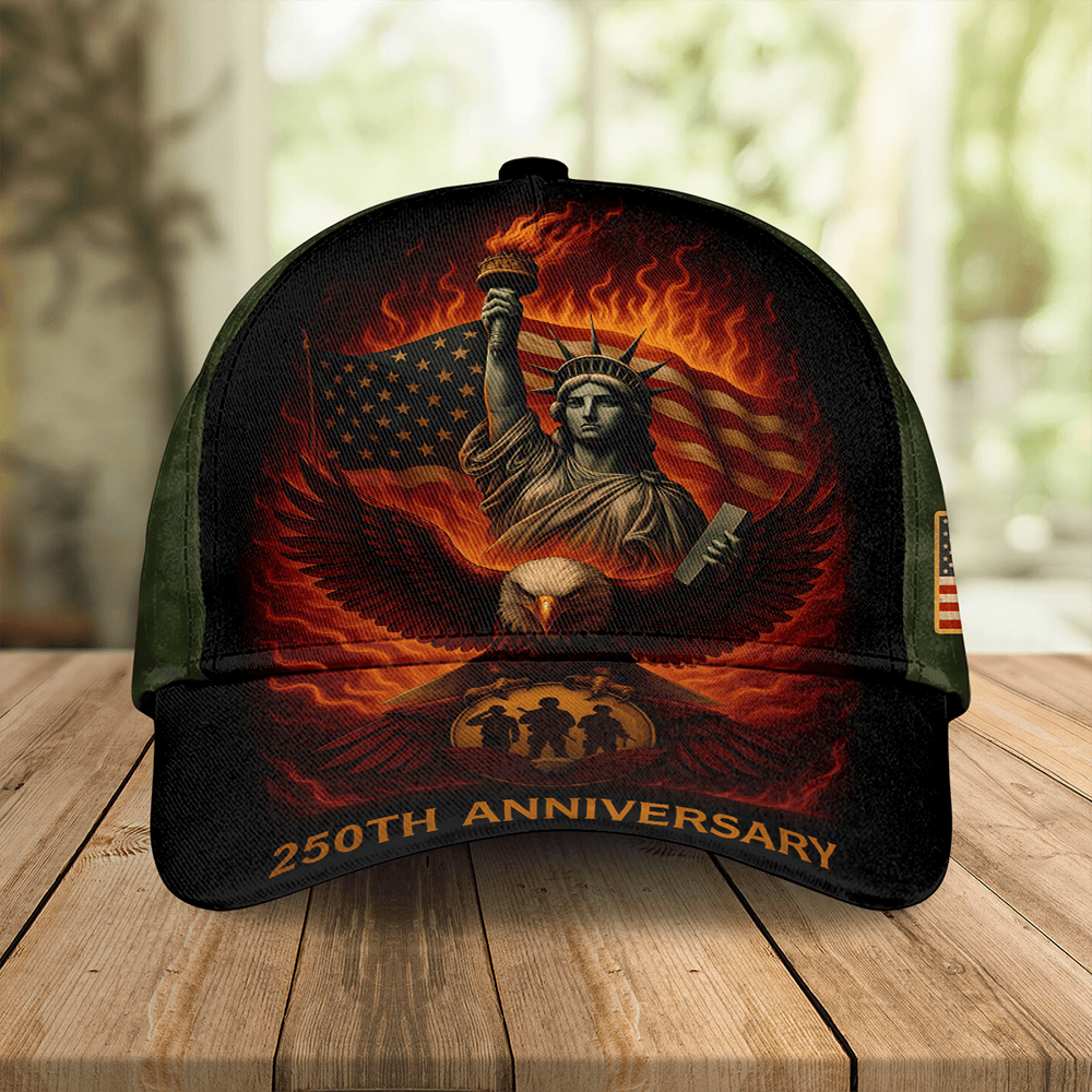 250th Anniversary Liberty Eagle Patriotic Hat Statue Of Liberty Baseball Cap America's Birthday Gift