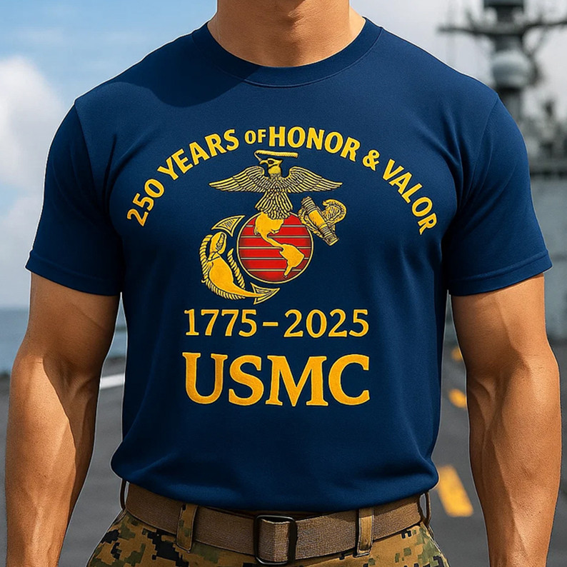 250th Anniversary Marine Corps 1775 2025 Shirt USMC T-Shirt Gifts For Him