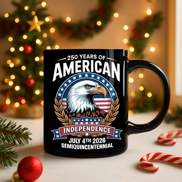 250th Anniversary Mug Eagle July 4th 2026 Semiquincentennial Presents For Dad