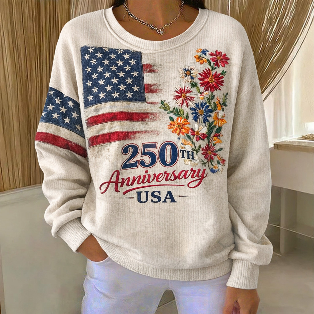 250th Anniversary Of America Sweatshirt 1776 2026 Merch Fourth Of July Clothing