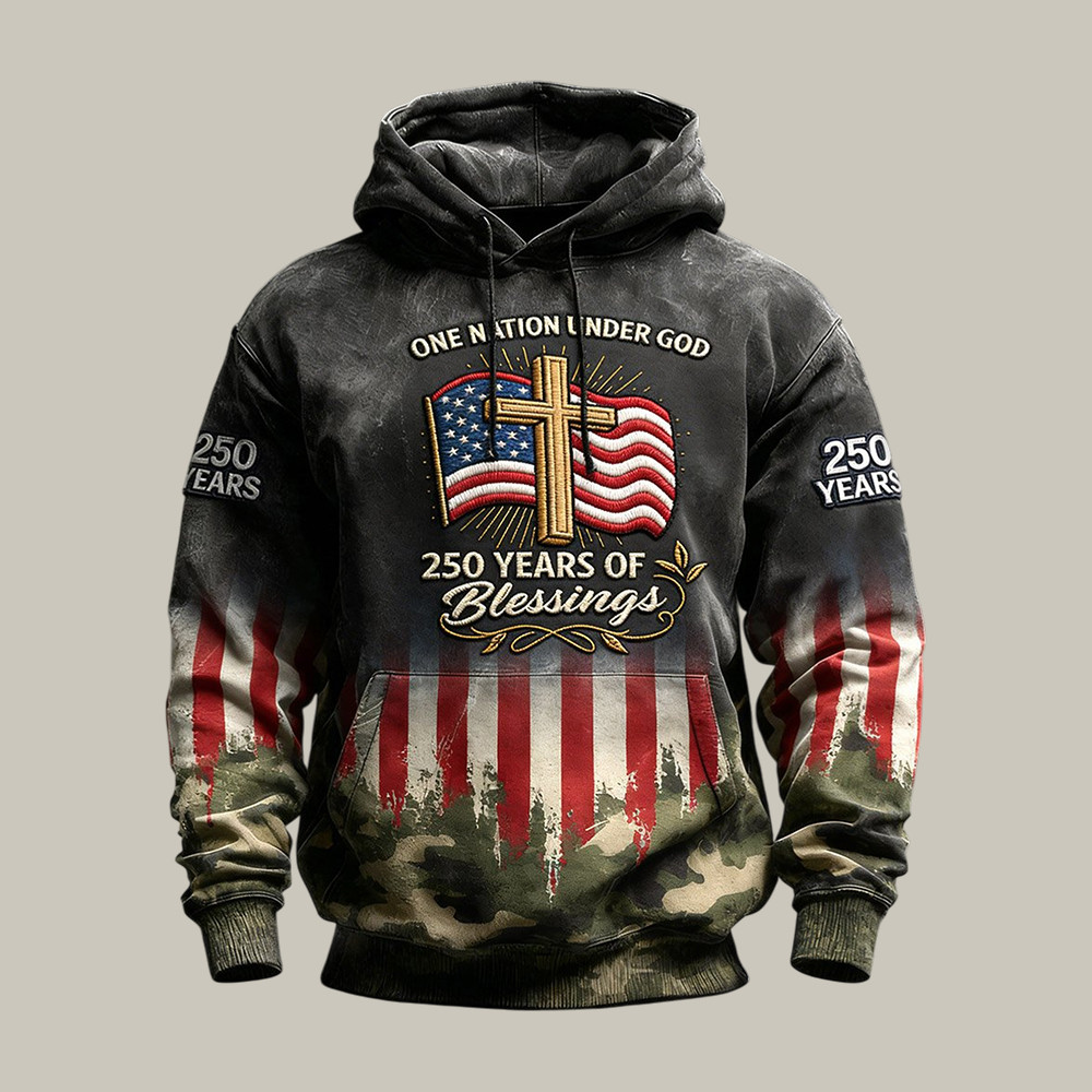 250th Anniversary Of The Founding United States Hoodie July 4 Apparel Patriotic Gift