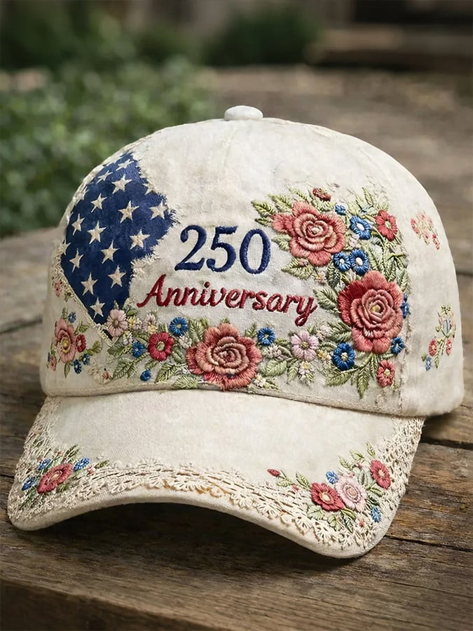 250th Anniversary Of The United States Florals Hat 250 Years Of America Hat Gifts For Sister