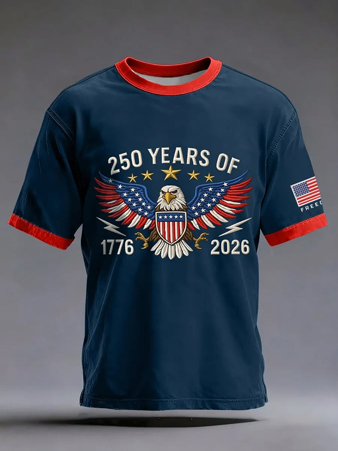 250th Anniversary Of The United States T-Shirt Patriotic Eagle Design Shirt Patriotic Gifts