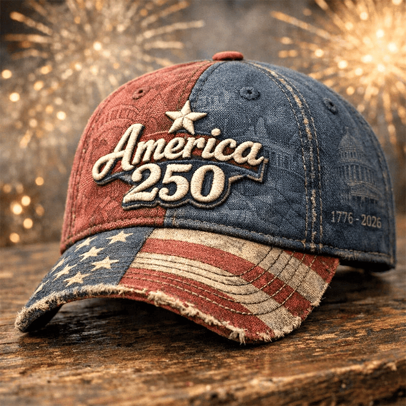 250th Anniversary Of USA Vintage Hat 1776 2026 Baseball Cap Patriotic Gift Ideas
