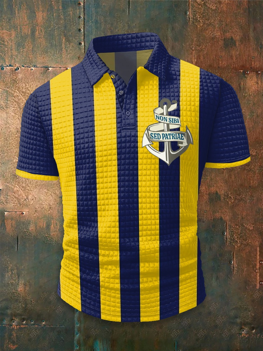 250th Anniversary Polo Shirt Non Sibi Sed Patriae Independence Day Outfit Gifts For Him