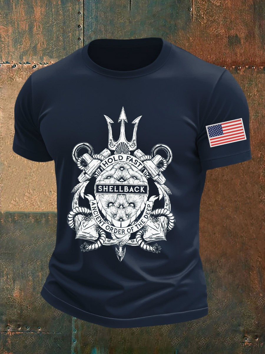 250th Anniversary T-Shirt Hold Fast Shellback Ancient Order Of The Deep Shirts Gifts