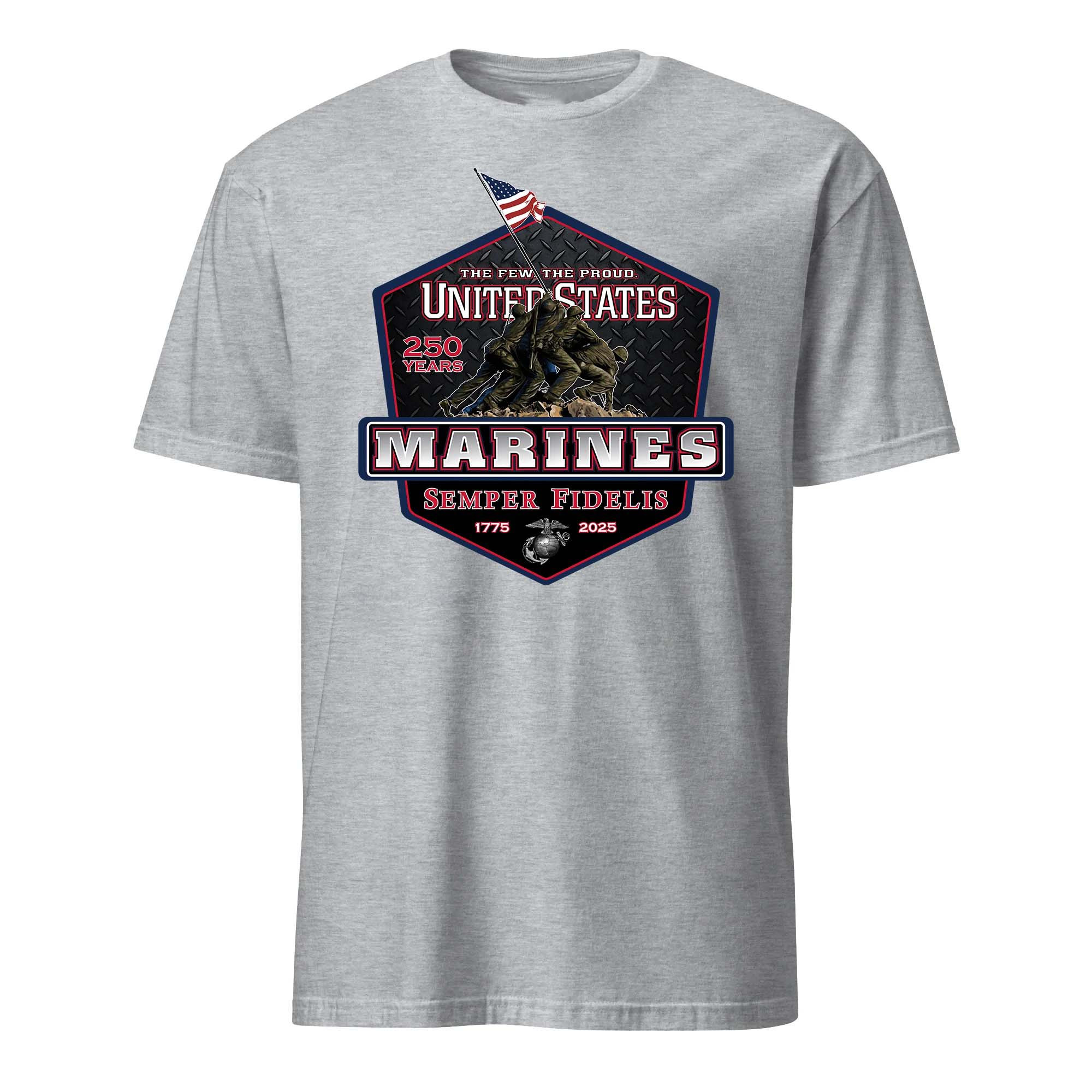 250th Anniversary T Shirt United States Marine Corps Birthday Tribute Apparel Gift For Him