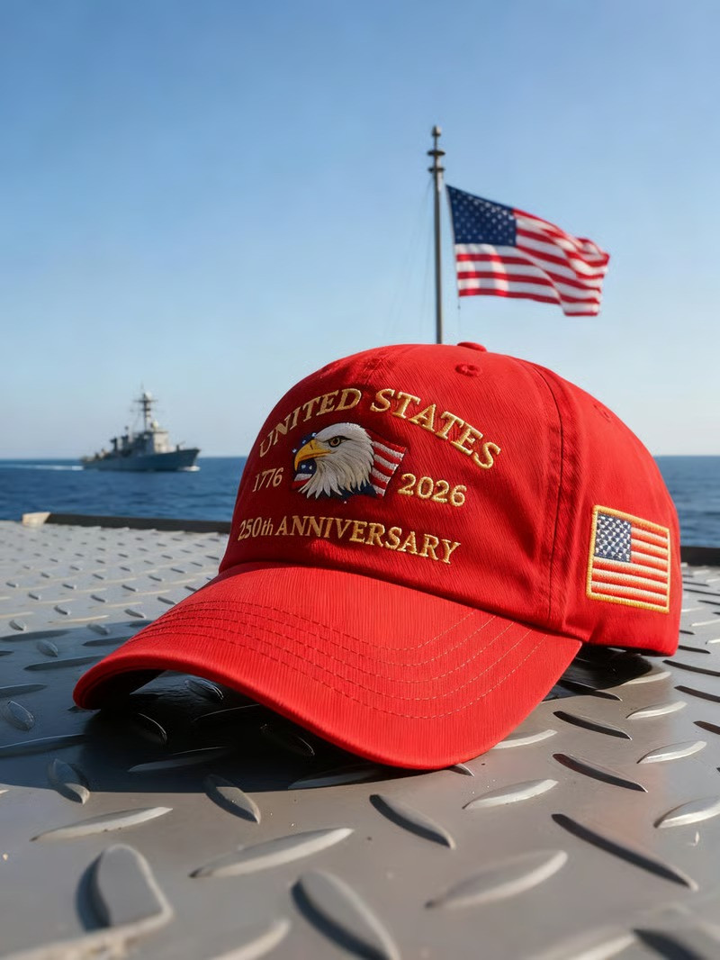 250th Anniversary United States 1776 2026 Bald Eagle Baseball Hat USA Patriotic Gift For Veterans