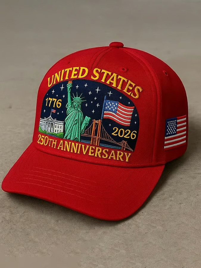 250th Anniversary United States 1776 2026 Statue Of Liberty Baseball Hat Patriotic Gift For Dad