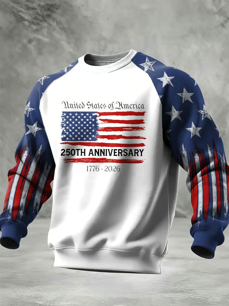 250th Anniversary United States Of America Patriotic Sweatshirt 1776 2026 American Pride Gift For Dad