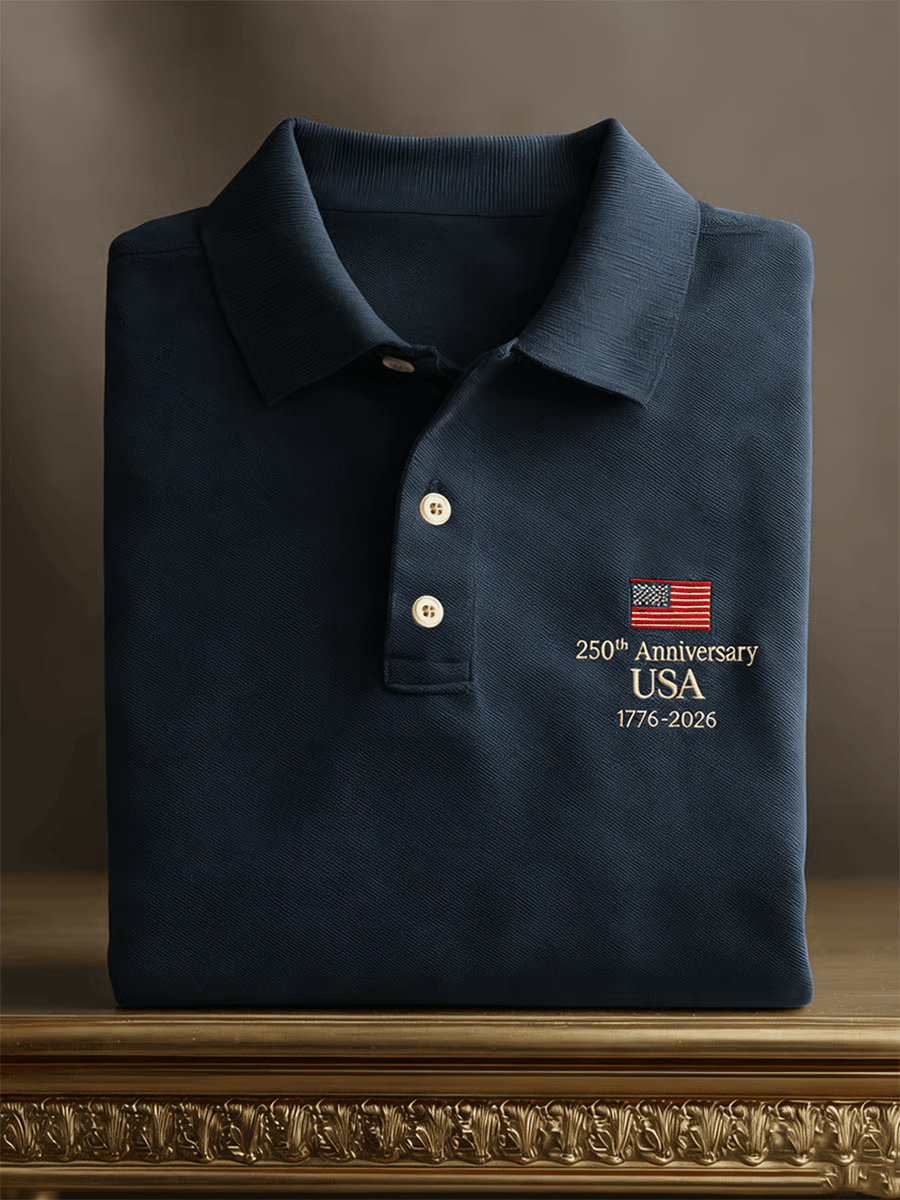 250Th Anniversary USA Golf Polo Shirt 4Th Of July Golf Shirt Great Golf Gifts For Men