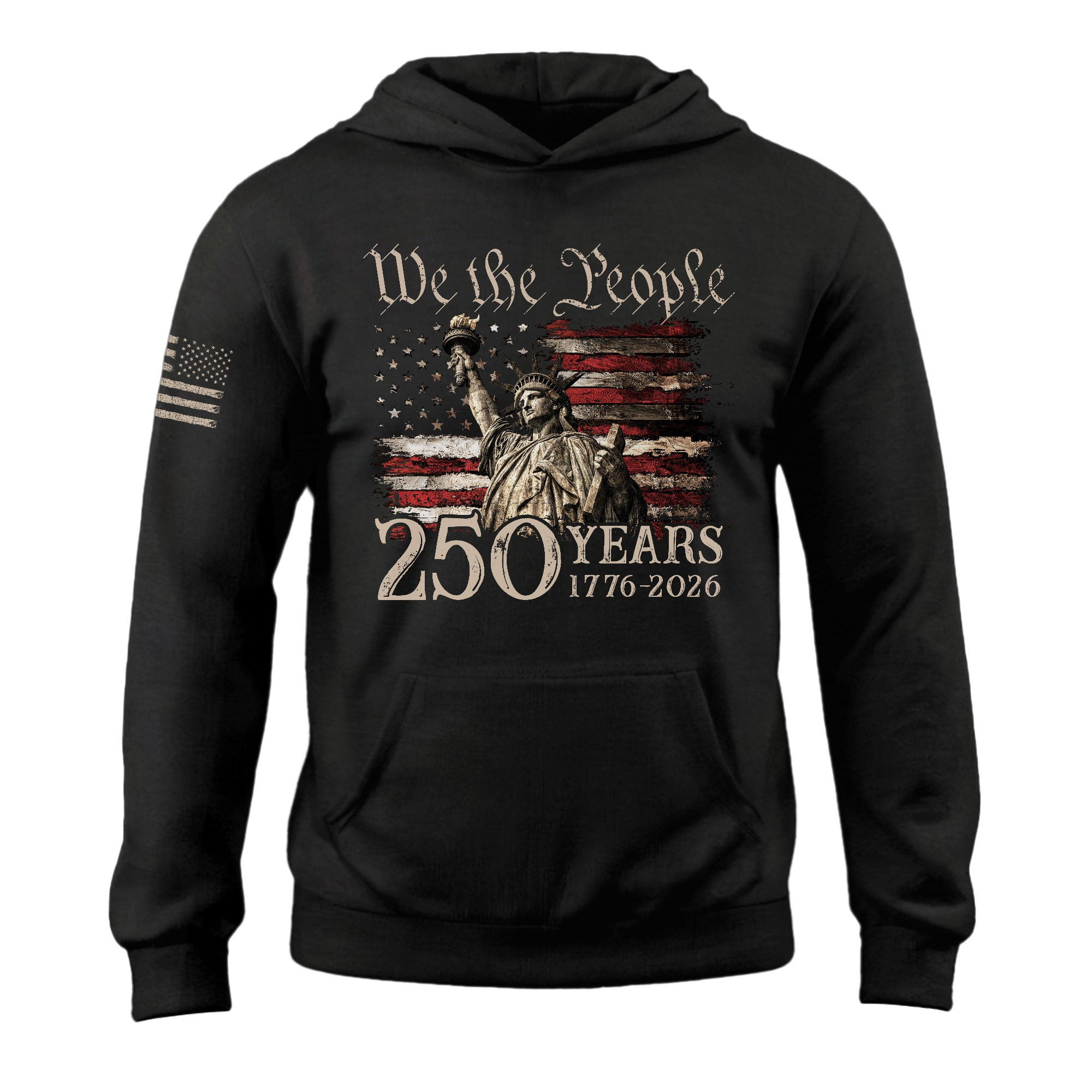 250th Anniversary USA Hoodie 1776 2026 American Patriotic Celebration Wear Best Gift