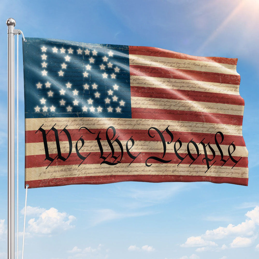 250th Anniversary We The People Flag 1776 2026 American Grommet Flag Patriotic Gift Ideas