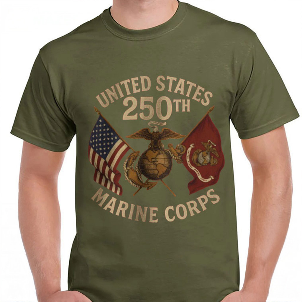 250th Marine Corps Anniversary Shirt USMC Birthday Veteran T-Shirt Patriotic Gifts For Marines 250th Marine Corps Anniversary Shirt USMC Birthday Veteran T-Shirt Patriotic Gifts For Marines