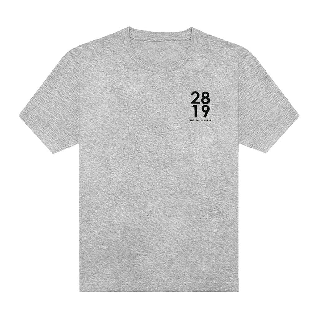 2819 Church Merch 2819 Digital Disciple Grey T-Shirt Present For Husband 2819 Church Merch 2819 Digital Disciple Grey T-Shirt Present For Husband