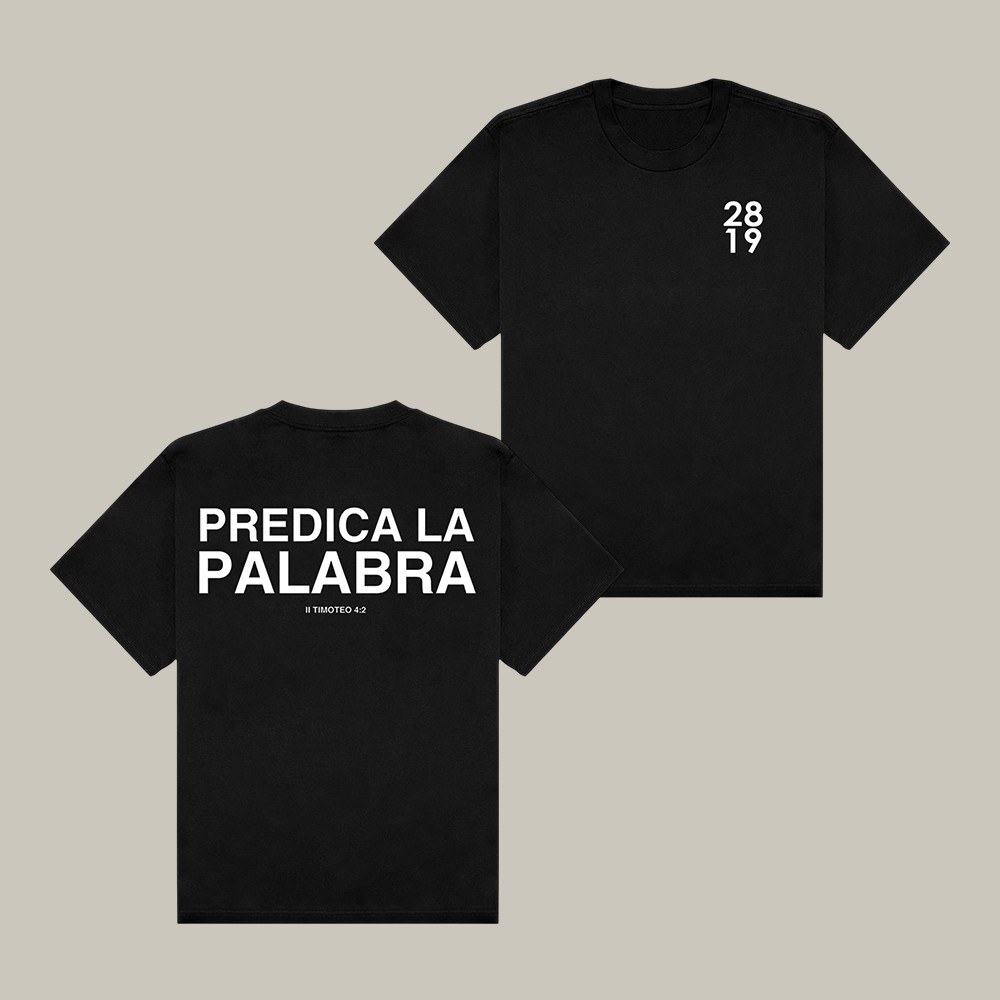 2819 Church Merch Camiseta Predica la Palabra T-Shirt Streetwear Apparel Present For Boyfriend
