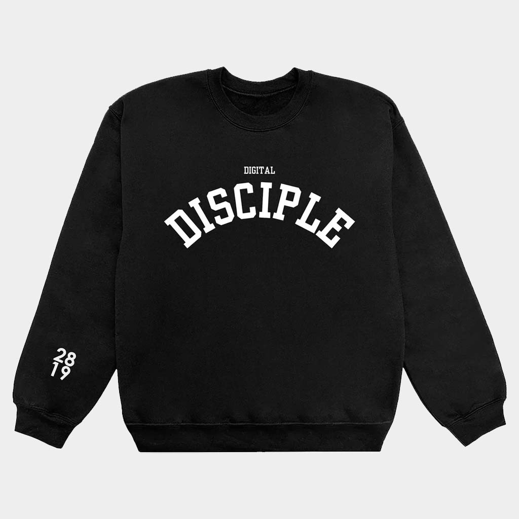 2819 Church Merch Digital Disciple Arc Black Sweatshirt Gift Ideas For Husband