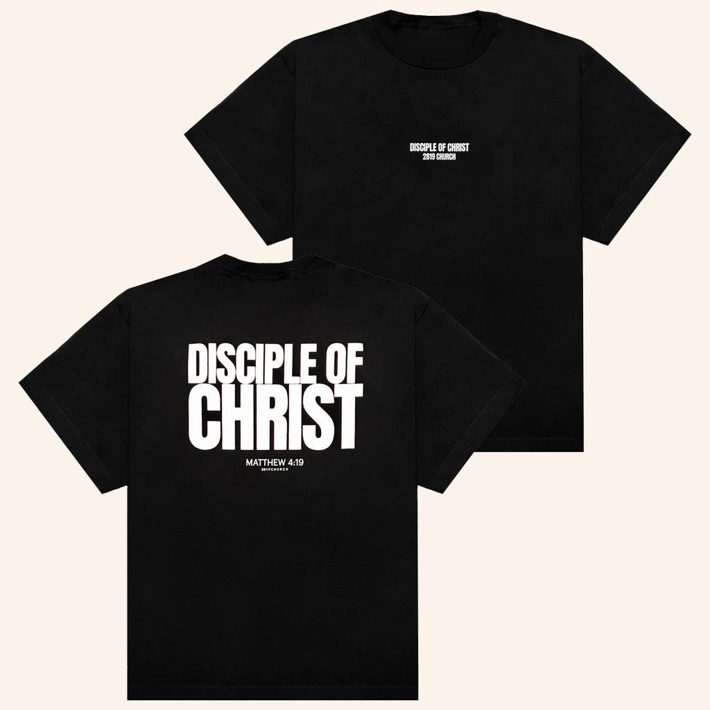 2819 Church Merch Disciple Of Christ Black T-Shirt Best Gifts For Dad