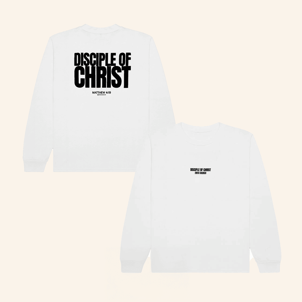 2819 Church Merch Disciple Of Christ White Long Sleeve Shirt Fans Gifts 2819 Church Merch Disciple Of Christ White Long Sleeve Shirt Fans Gifts