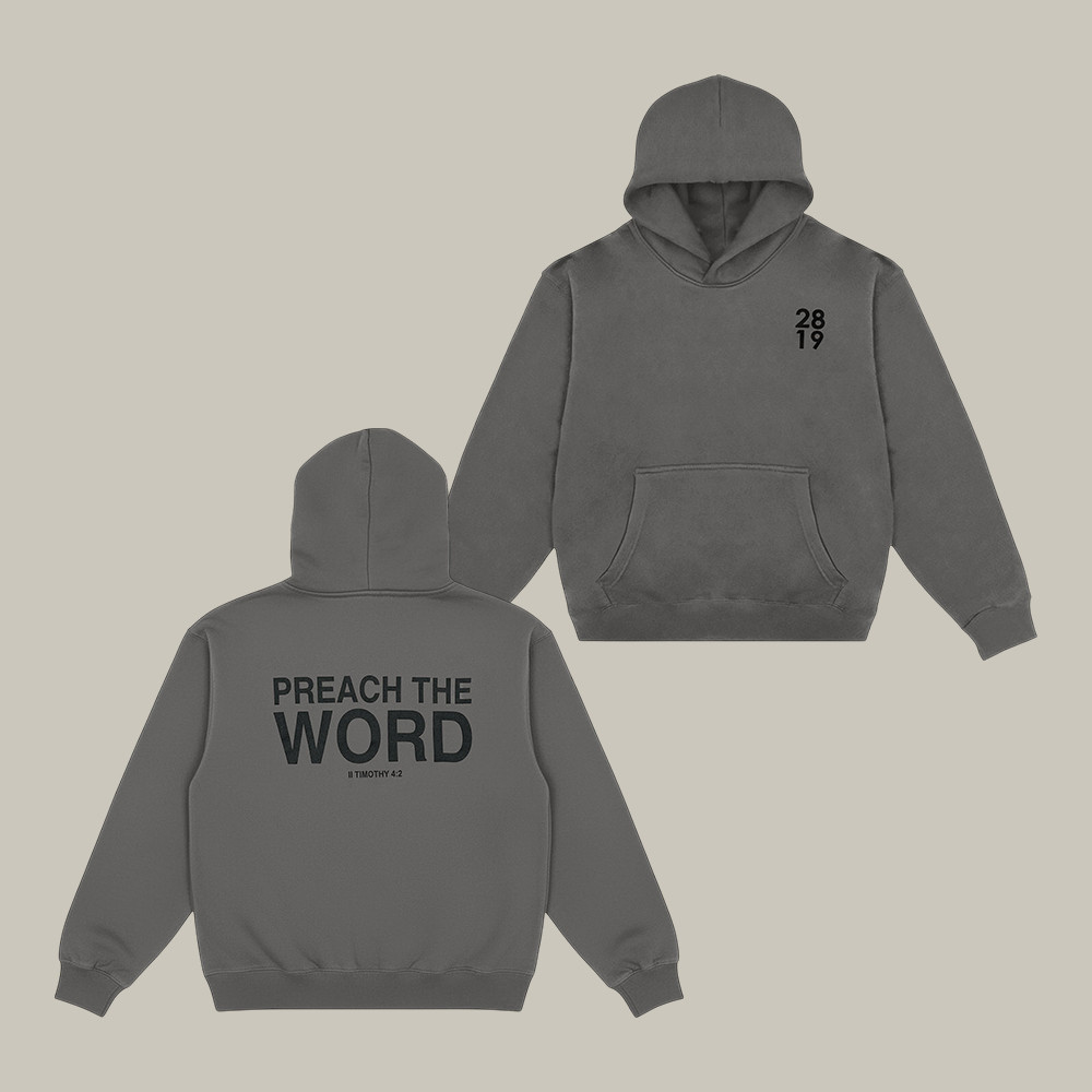 2819 Church Merch Preach The Word Hoodie 2819 Church Apparel Cool Gift For Boyfriend