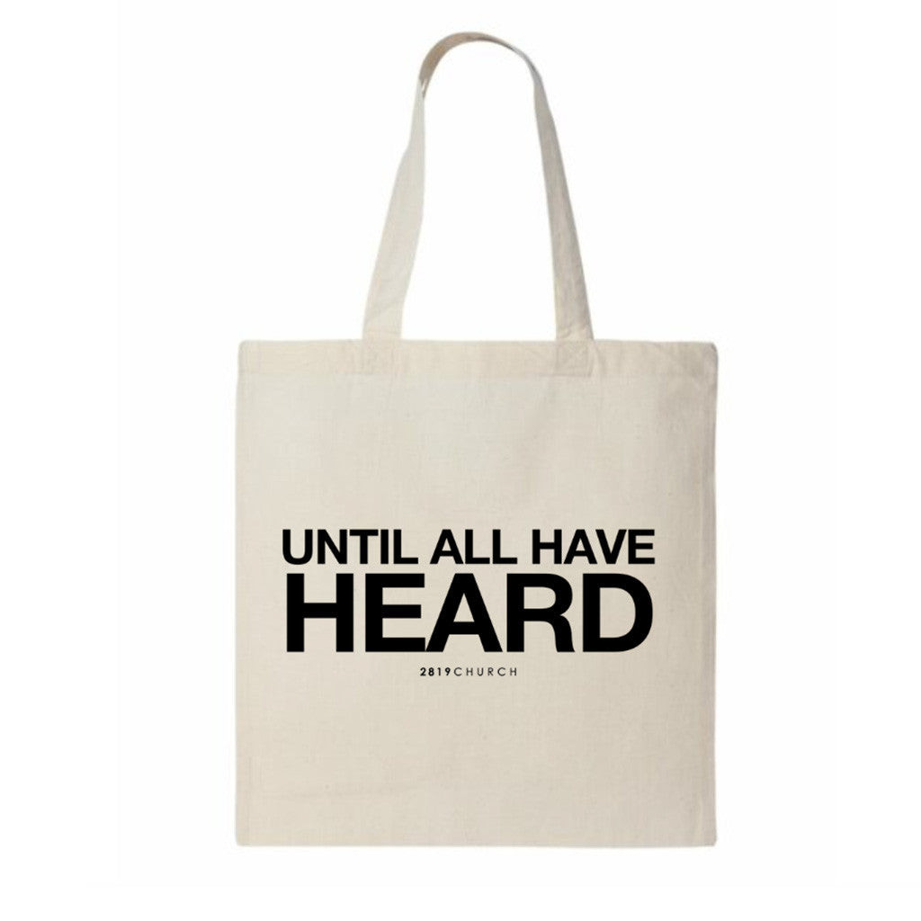 2819 Church Merch Until All Have Heard Tote Bag Gifts For Friends 2819 Church Merch Until All Have Heard Tote Bag Gifts For Friends