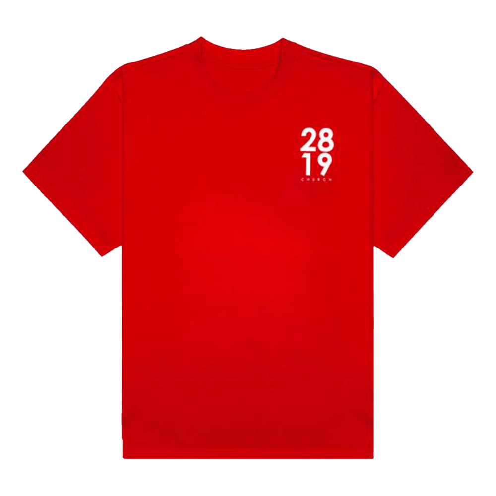 2819 Merch 2819 Church Red T-Shirt Father's Day Presents For Son