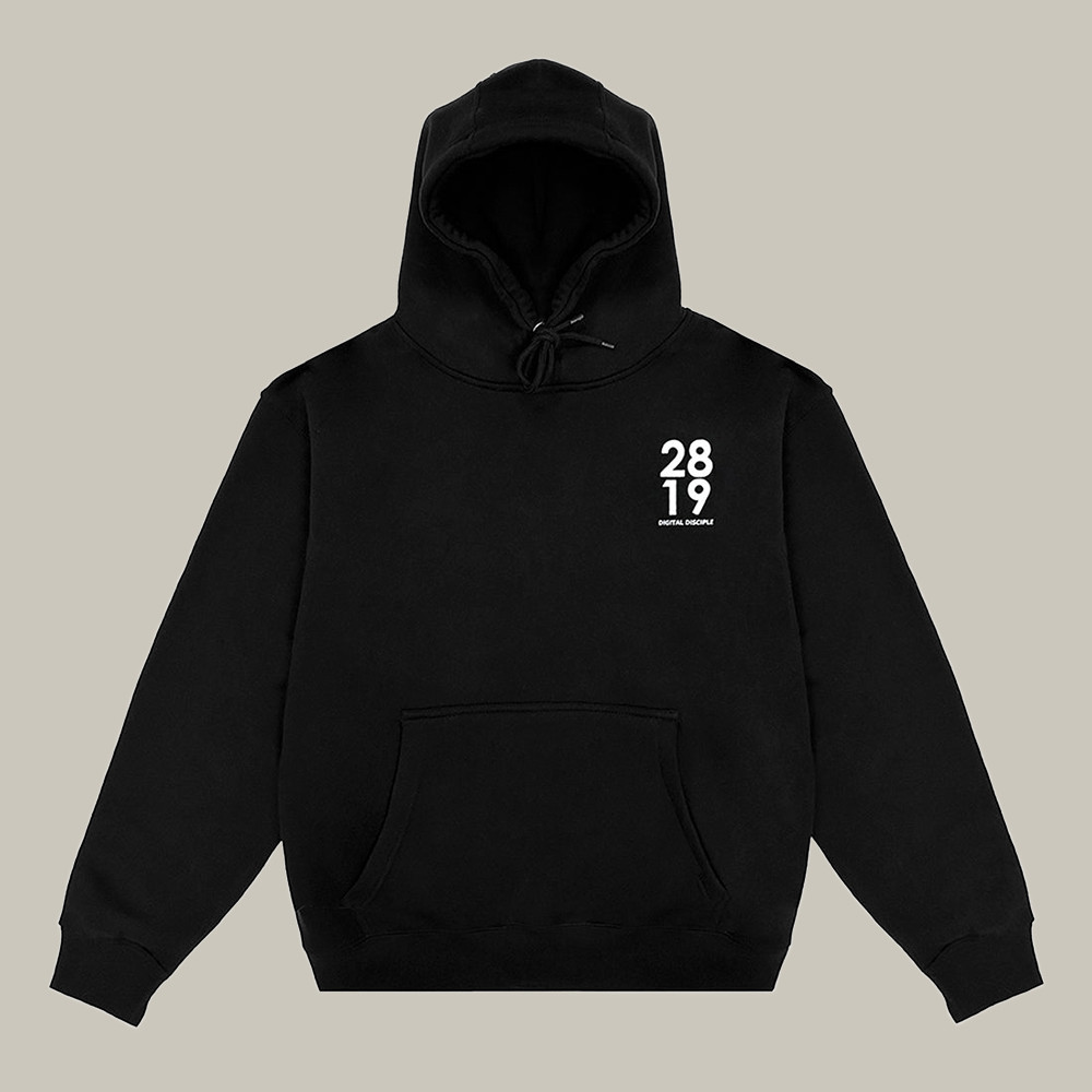 2819 Merch Hoodie 2819 Digital Disciple Faith Hoodie Mens Christian Gifts