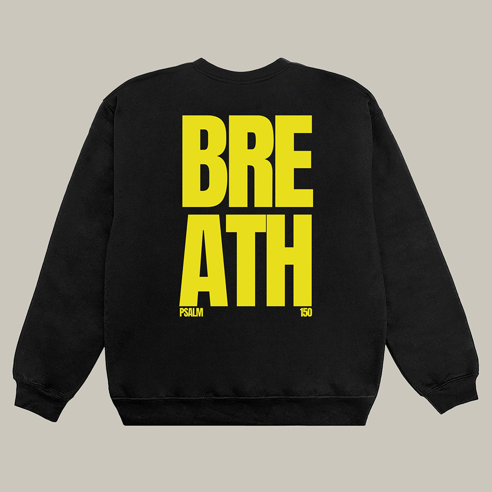 2819 Merch Sweatshirt Breath Crew Psalm Bible Verse Hoodie Faith Based Gifts