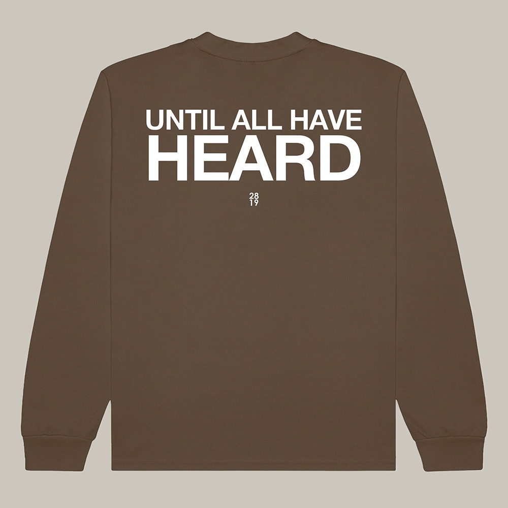 2819 Merch Sweatshirt Until All Have Heard 2819 Sweatshirt Christian Gifts For Women