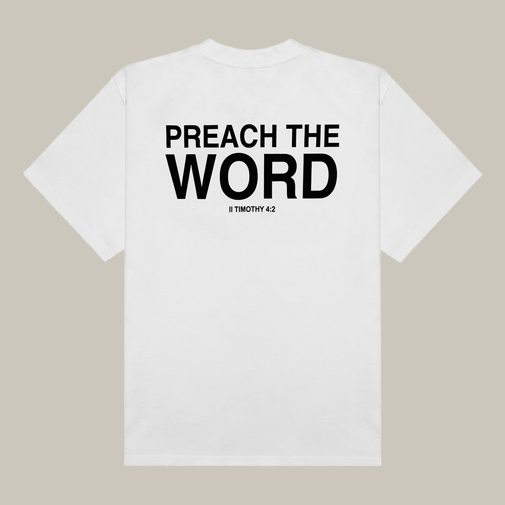 2819 Merch T-Shirt Preach The Word Timothy 4 2 Great Commission Shirt Bible Verse Gifts