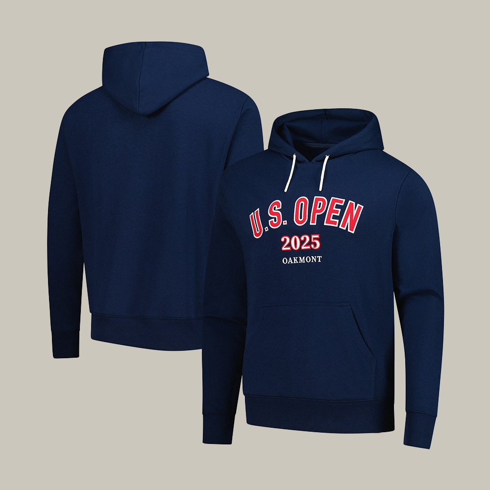 287 Men's U.S. Open FootJoy Navy Alt Logo Pullover Hoodie