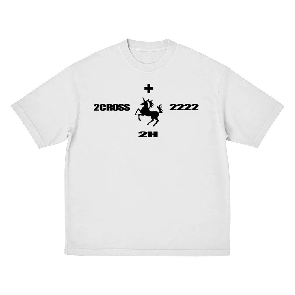 2Hollis Merch 2H Unicorn White Shirt Gift Ideas For Him