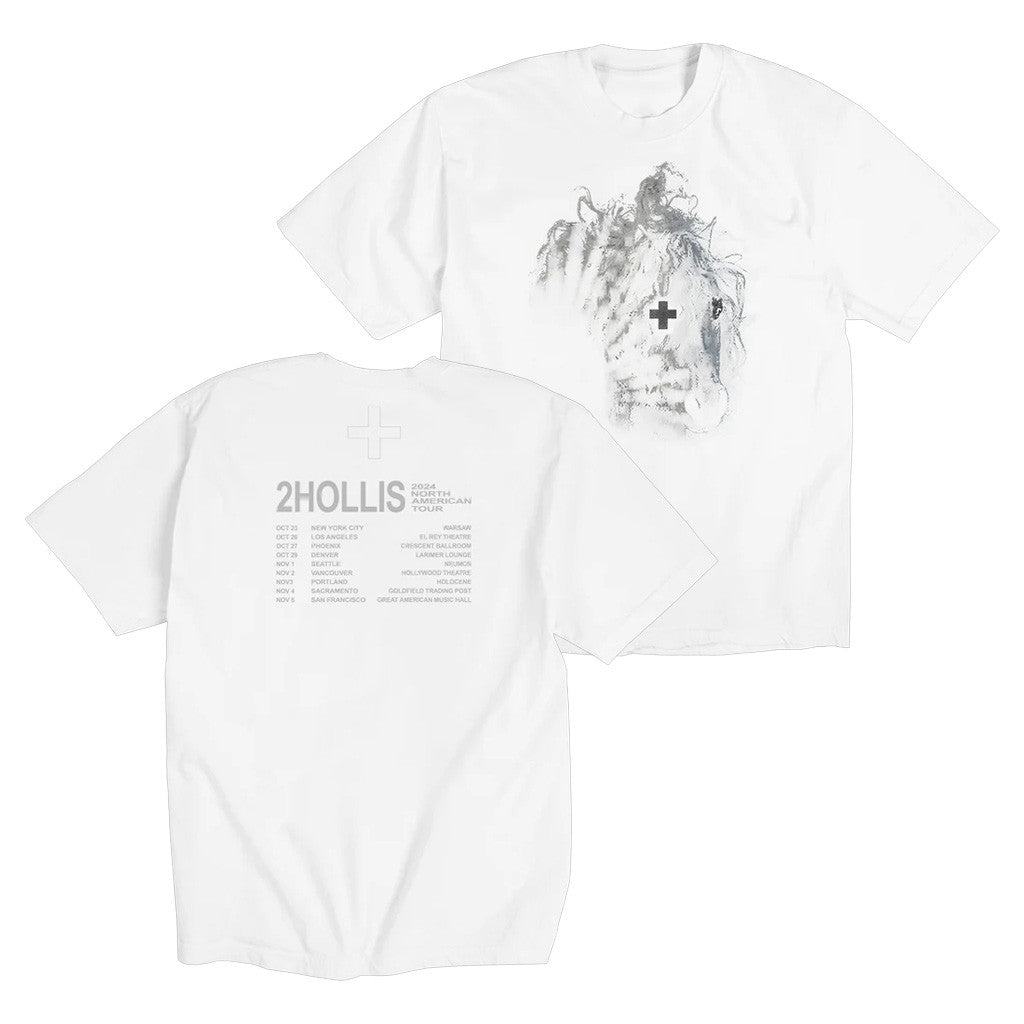 2Hollis Merch Leg One White T-Shirt Present For Husband 2Hollis Merch Leg One White T-Shirt Present For Husband