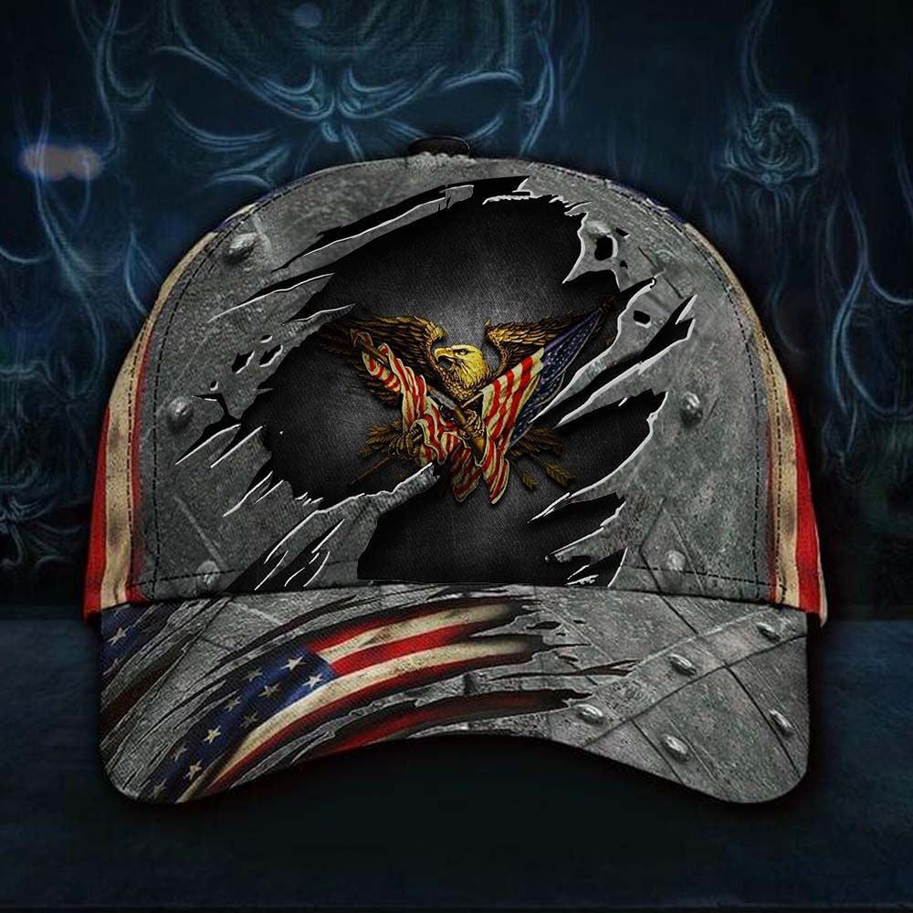 2nd Amendment Hat 3D Eagle Gun Flag 1789 U.S. Military Cap Gift For Men Father's Day Gift 2nd Amendment Hat 3D Eagle Gun Flag 1789 U.S. Military Cap Gift For Men Father's Day Gift