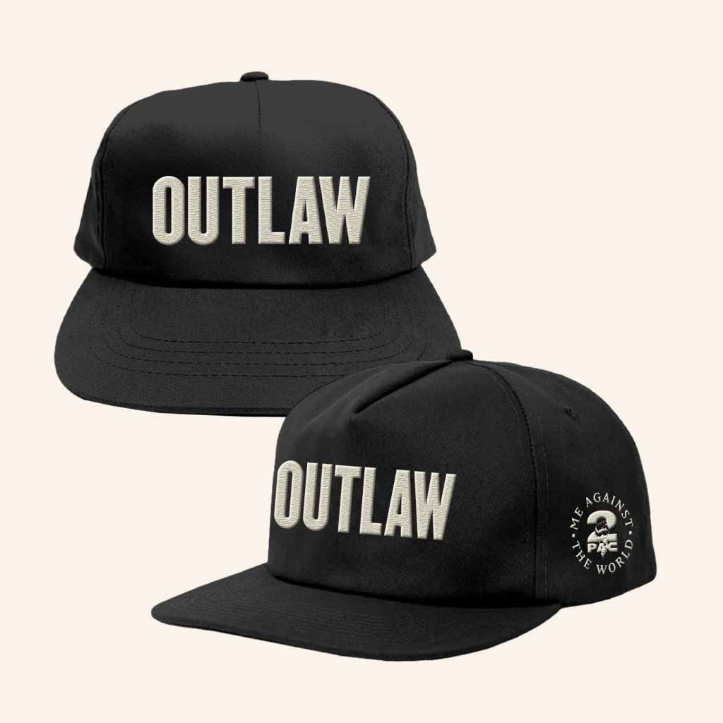 2Pac Merch Outlaw Embroidered Snapback Hat Unique Gifts For Music Lovers 2Pac Merch Outlaw Embroidered Snapback Hat Unique Gifts For Music Lovers