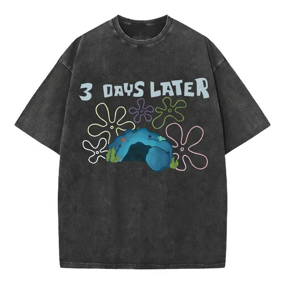 3 Days Later Christian Dark Graphic T-Shirt Funny Easter Resurrection Faith Shirt Gift